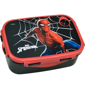 Spiderman black edition snackbox 17 cm
